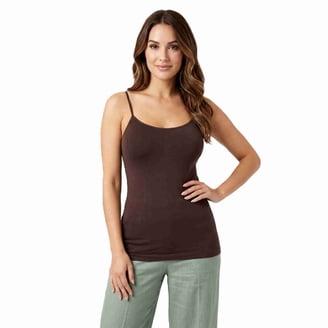Women & Plus Seamless Triple Criss Cross Front Long Cami Tank Top