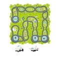 thumbnail image 4 of Juego de rompecabezas de vehículos de juguete de pista, tableros de rompecabezas de pista, juguetes de construcción de automóviles para preescolar, , Modelo ciudad 16 Modelo ciudad 16 piezas CUTICAT Pistas de rompecabezas, 4 of 8