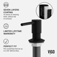 thumbnail image 6 of Vigo Vg02001k6 Edison 1.8 GPM Single Hole Pre-Rinse Kitchen Faucet - Black, 6 of 10