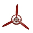 thumbnail image 2 of Escultura de pared con hélice de avión, decoración de pared, artesanía estética práctica. Rojo, 2 of 9