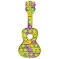 thumbnail image 1 of Guitar Shape Push Bubble Fidget Sensory Toy, Silicone Push Pop Bubble Gadget Toy for Autism Special Needs Stress Reliever, Extrusion Bubble Sensory Fidgets Stress Figit Toy (Multi), 1 of 7