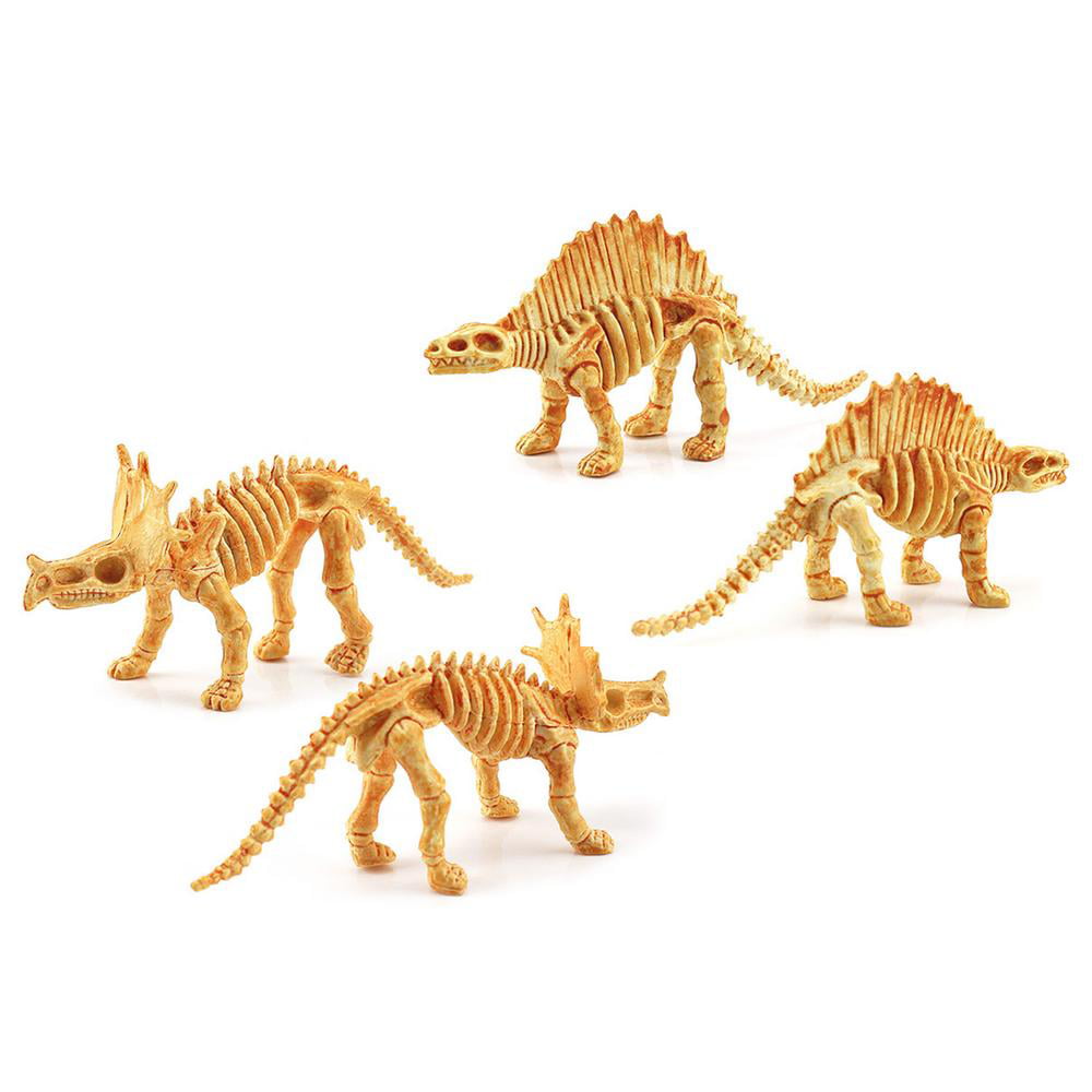 12 Pcs Different Dinosaur Skeleton Model Simulation Dinosaur Toy Animal Statue 