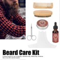 thumbnail image 3 of Beard Care Kit Men Growth Grooming Kit Beard Cream Oil Comb Brush Mustache Scissors, 3 of 5