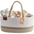 thumbnail image 1 of Organizador Baby Caddy DECOMOMO XL 47x27x20 cm Beige Blanco, 1 of 9