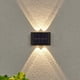 thumbnail image 3 of Inteprter 2 piezas de luz solar de pared ABS portátil decorativa a prueba de sol alimentada por batería recargable lámpara de jardín al aire Iluminación y accesorios 4 perlas blancas, 3 of 6