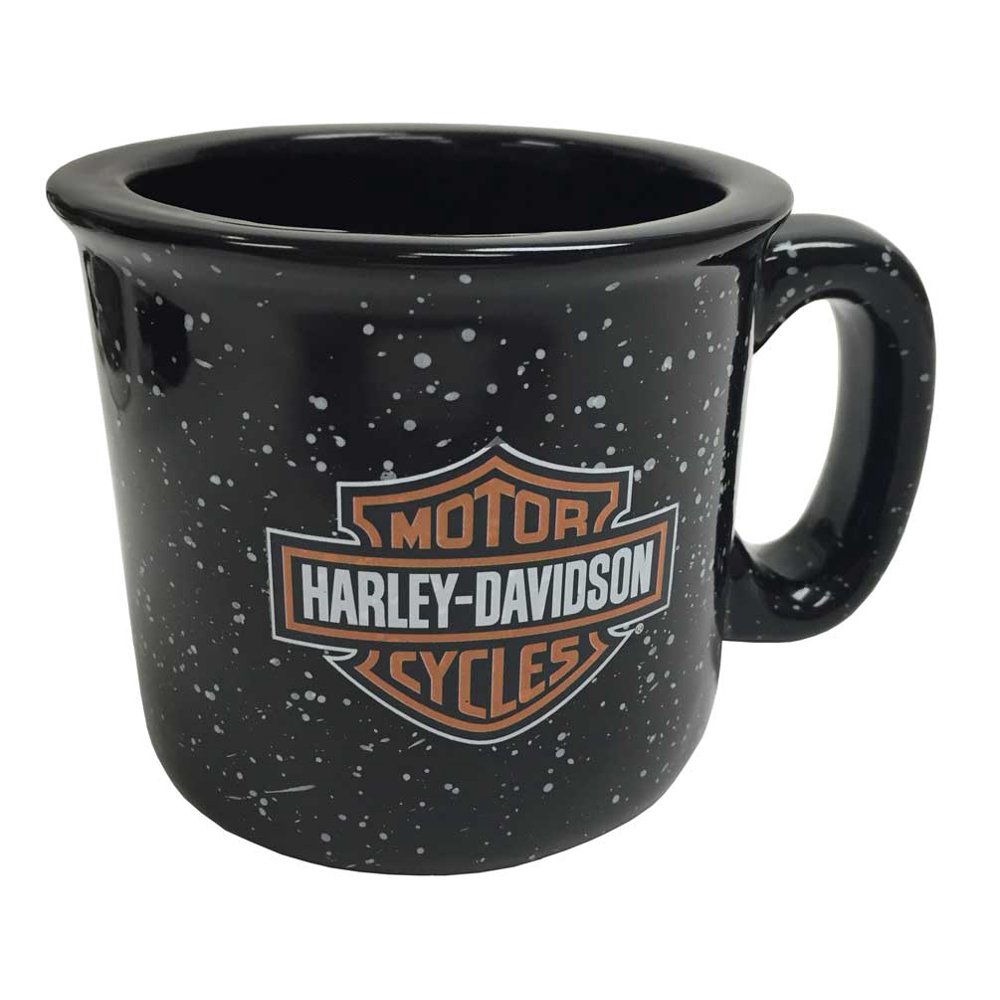 HarleyDavidson Campfire Bar & Shield Coffee Mug, 12 oz. Black HDBSS