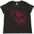 thumbnail image 3 of Inktastic Ohio Girl Women's Plus Size T-Shirt, 3 of 5