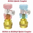thumbnail image 5 of A/C R134a to R1234yf Conversion Kit – Quick Adapter, High/Low Pressure Connectors, Brass HVAC Tool for Cars, 5 of 5