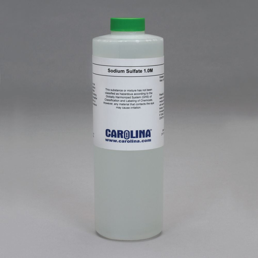 Sodium Sulfate, 1.0 M Solution, Aqueous, Laboratory Grade, 500 Ml