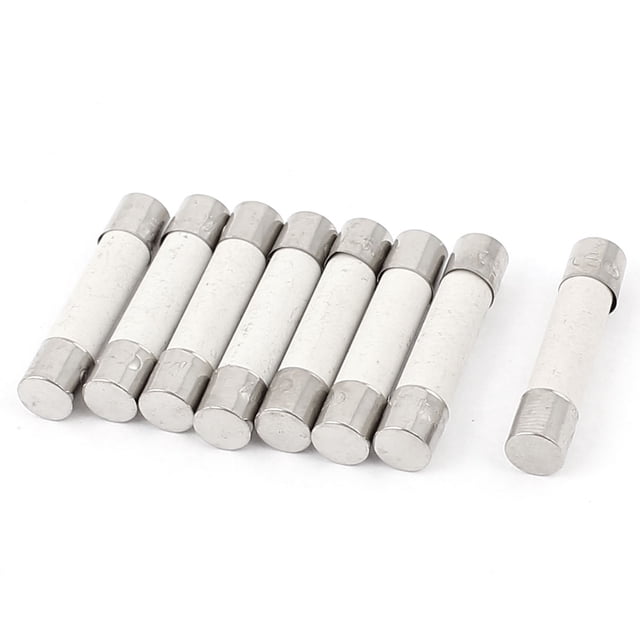Unique Bargains 8 Pcs Fast Blow Ceramic Fuses 20 A 250V 6mm x 30mm