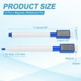 thumbnail image 2 of Magnetic Whiteboard Pen, 0.5-1mm Fine Tip Dry Erase Deep Blue Markers, 12 Pcs, 2 of 6