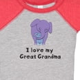 thumbnail image 4 of Inktastic I Love My Great Grandma Elephant Boys Baby Bodysuit, 4 of 5