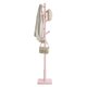 thumbnail image 1 of Perchero VASAGLE de madera maciza con 8 ganchos y 3 alturas, color rosa, 1 of 6