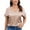 Light Khaki, variant on Zeagoo Satin T-shirt for Women V-Neck Short Sleeves Summer Tops Casual Dressy Business Shirts