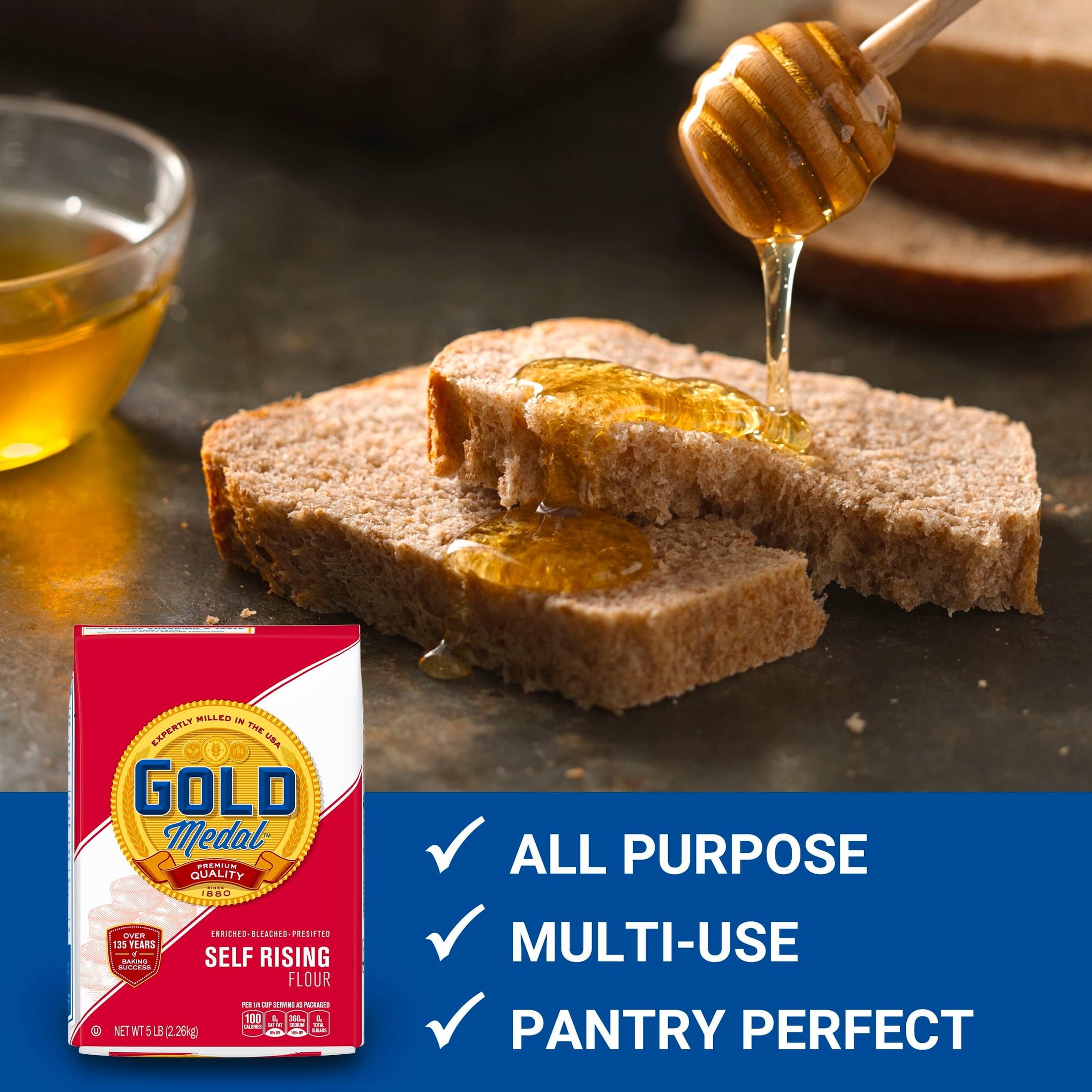 Gold Medal Premium Quality Self Rising Flour, 5 lb