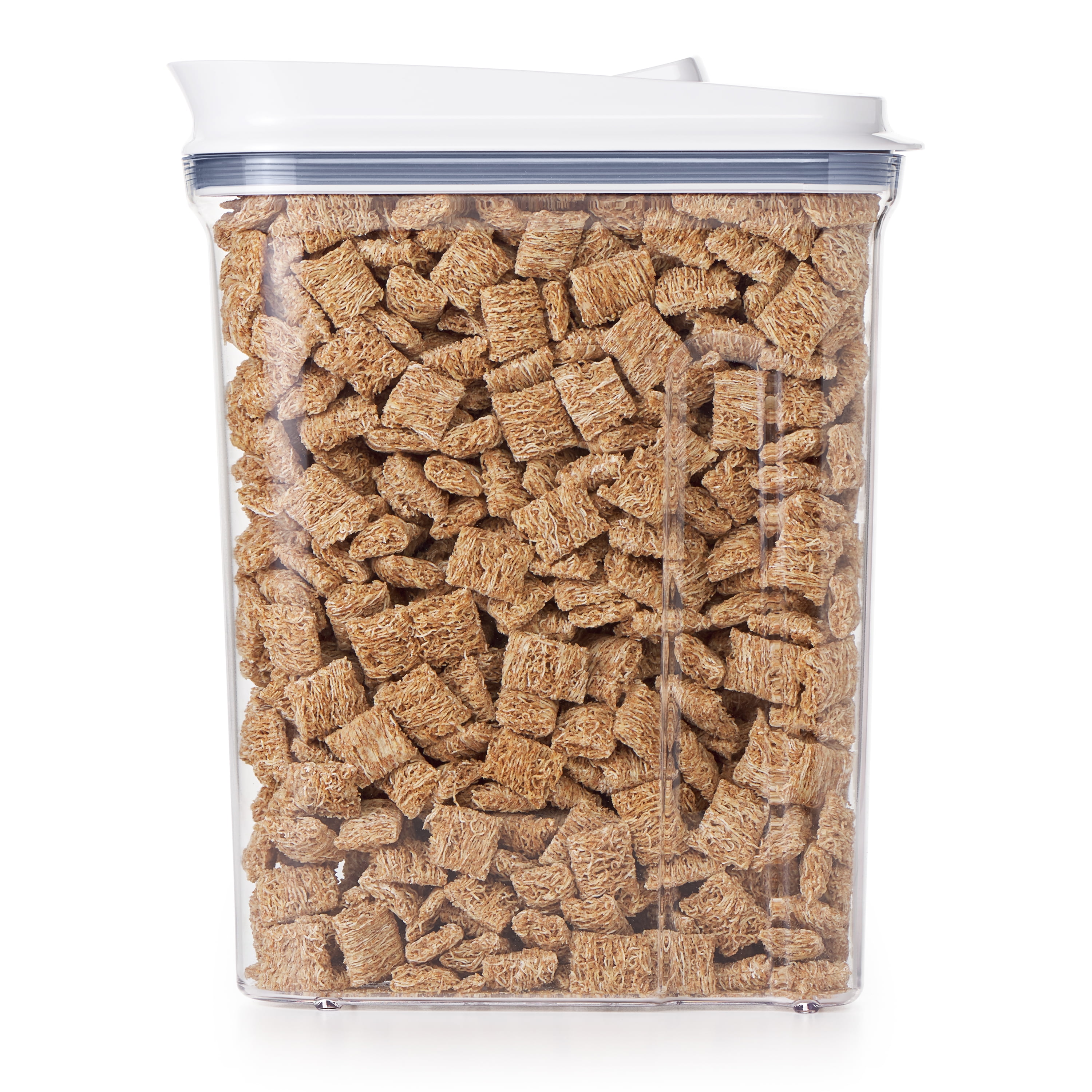 (2 pack) OXO POP Container 4.5-Qt Large Cereal Dispenser Food Storage Container, White
