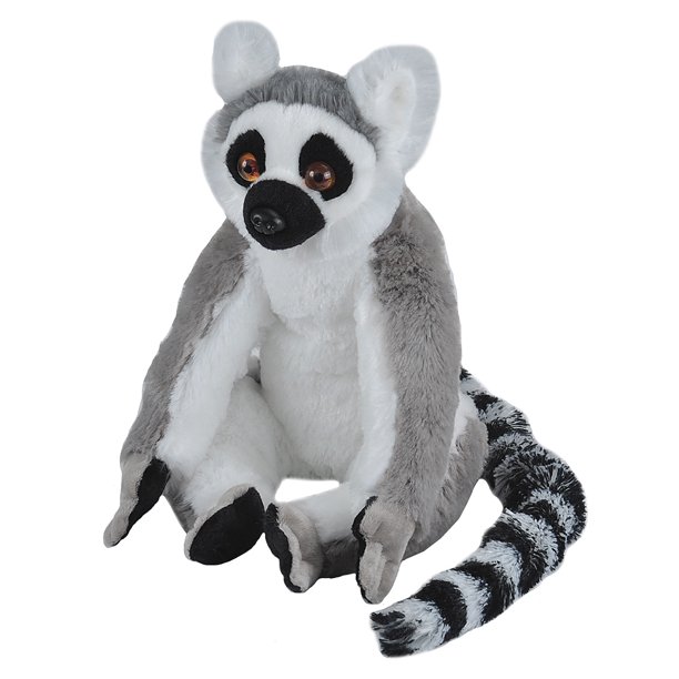 Cuddlekins Ring Tailed Lemur Plush Stuffed Animal by Wild Republic, Kid