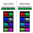 thumbnail image 3 of Tira de luces LED para decoración de habitación, cinta de diodo Flexible con Bluetooth, USB, SMD, 5V, RGB, 5050, 3 of 4