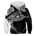 thumbnail image 2 of Sudadera con capucha con estampado 3D de Anime Akatsuki para niños, ropa de calle informal de manga larga con capucha y estampado de Kakashi, 2 of 2