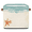 Multicolor 2, variant on CURLYOOT 13 x 13 Inch Cube Storage Bin, Summer Sea Seashell Starfish Fabric Storage Cube Baskets, Closet Shelves Foldable Bins with Leather Handles for Home Organizer