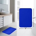 thumbnail image 3 of Luxury Bathroom Rug – 1 Piece Memory Foam Bath Mat, Non-Slip & Ultra Soft, Highly Absorbent, Easy to Clean - Royal Blue (23"x16"), 3 of 5