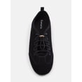 thumbnail image 6 of Scenario Women's Bungee Lace Faux Suede Sneakers, 6 of 7