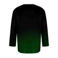 thumbnail image 4 of Mens Shirts Gradient Three Quarter Sleeve Soft Blend Fashion Beach Vacation Clothes for Men,B,M, 4 of 5