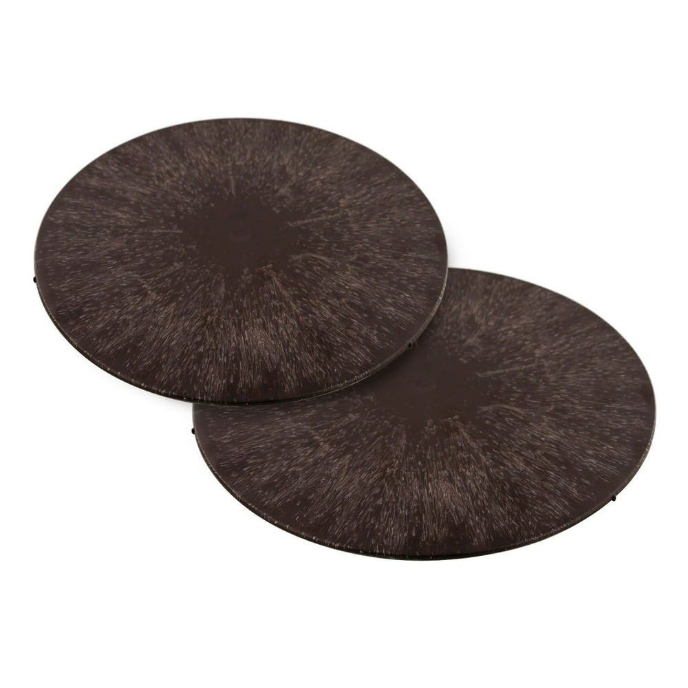 U.S. Art Supply 11" Round Plastic Pottery Wheel Bats, Set of 2