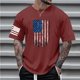 thumbnail image 2 of Playeras Hombre Algodon Camiseta Con Estampado Digital 2D Para Hombre, Camisa De Manga Corta Con Solapa, 2 of 5