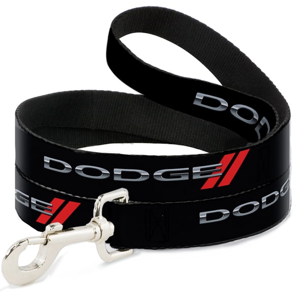 Dodge Pet Leash, Dog Leash, Dodge Red Rhombus Repeat, 6 Feet Long 1.0 Inch Wide
