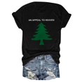 thumbnail image 2 of T-shirts pour Femmes Été Imprimé Col Rond Manches Courtes un Appel à T-Shirt Haut Chemises de Travail Femmes Noir TG, 2 of 4