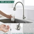 thumbnail image 4 of Innovative Kitchen Faucet, Stainless Steel Finish 360° Rotatable For Kitchen Sinks, Single Cold Type Water Tap Solid Stainless Steel, Easy Installation Elegant Appearance, 4 of 5
