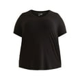 thumbnail image 5 of Terra & Sky Women’s Plus Short Sleeve V-Neck Tee, Sizes 0X-5X, 5 of 5