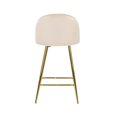 thumbnail image 4 of Banco alto Jonotla velvet pata dorada - Beige WEIK Jonotla, 4 of 7