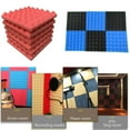 thumbnail image 4 of 6PCS Acoustic Foam Panels 1.9" x 11.6" x 11.6" Sound Proof Foam Panles Soundproofing Noise Cancelling Wedge Panels for Home Office Recoding Studio, 4 of 5