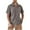Gray, variant on Work Shirts for Men Button Down Short Sleeve Shirt Summer Casual Cotton Loose Fit Shirt with Pocket