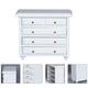 thumbnail image 2 of FELTECHELECTR Mini mueble con cajones para sala de estar (blanco), 2 of 6