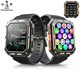 thumbnail image 2 of 2024 Nuevo reloj inteligente C20 Pro Asistente de voz BT Llamada inalámbrica Negocios Deportes al aire libre IP68 Reloj de pulsera impermeable para Android iOS Negro cuero negro, 2 of 5