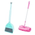 thumbnail image 2 of PITHLERS CLIMING SET Niños Herramientas de limpieza de la limpieza de niños Juega Mini escoba de juguete con DustPan Mop para niños para preescolar escoba verde, 2 of 10