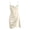 Khaki, variant on QASIEATN Women Ruched Cowl Neck Midi Bodycon Women's Cozy Relaxed Fit Sleep Dress