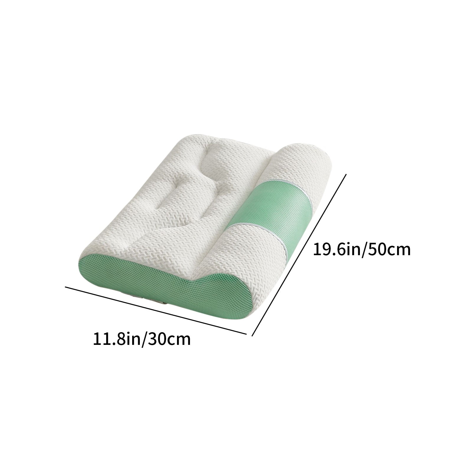 CxhicLuv Cervical Memory Foam Pillow - Ergonomic Neck Support for Side & Back Sleepers, Super Soft Comfort Enhances Sleep Quality, Size A