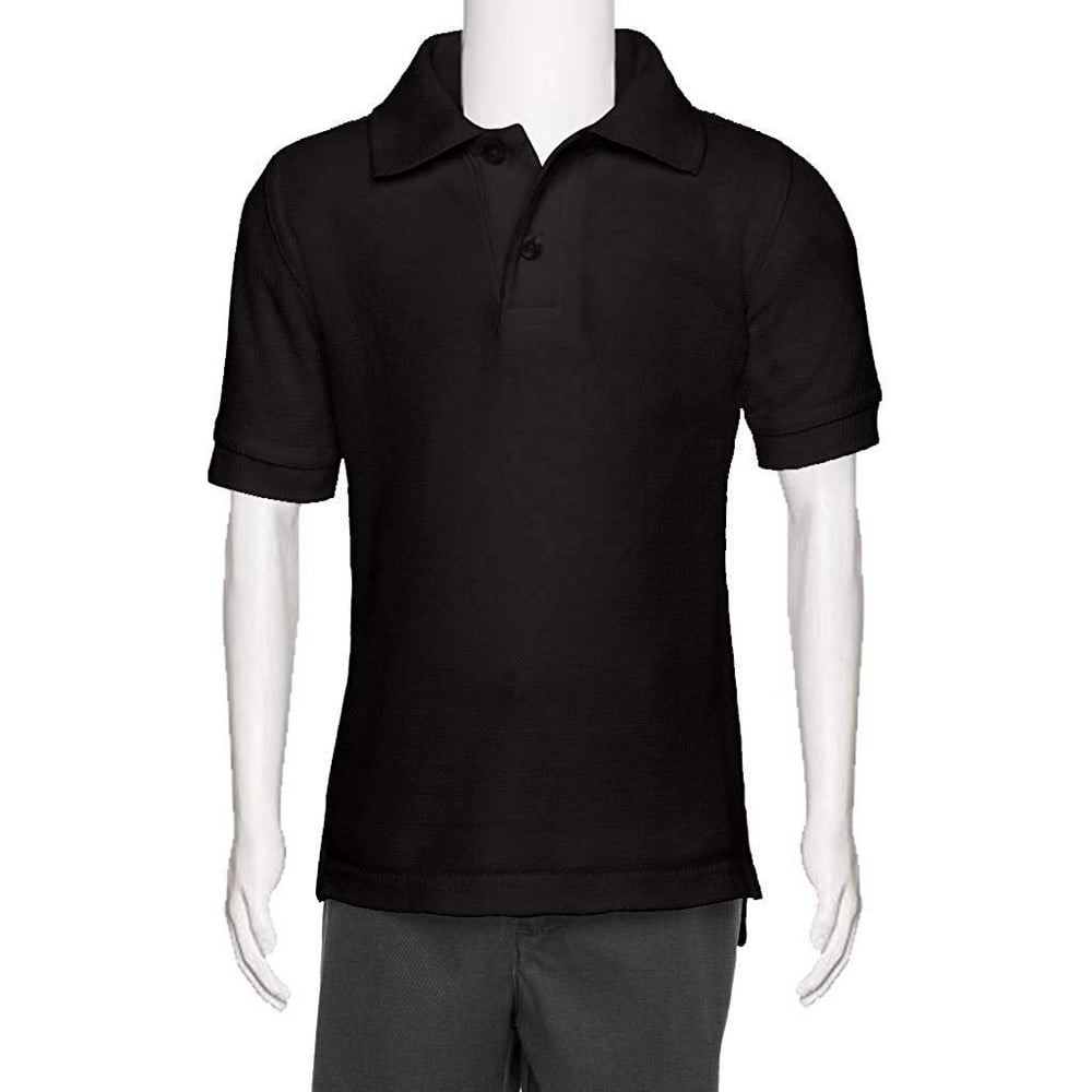 AKA Pants AKA Boys Wrinkle Free Polo Shirt Short Sleeve Pique