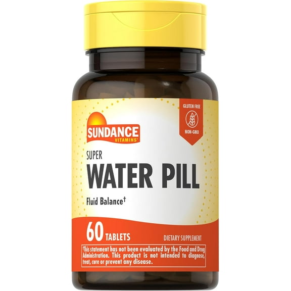 Water Pill | 60 Tablets | Fluid Balance Supplement | for Men and Women | By Sundance
