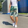 thumbnail image 6 of Pofeuu Watercolor Turtle1 Print Men's Soft Woven Elastic Waistband Sleep Pajama Short-X-Large, 6 of 6