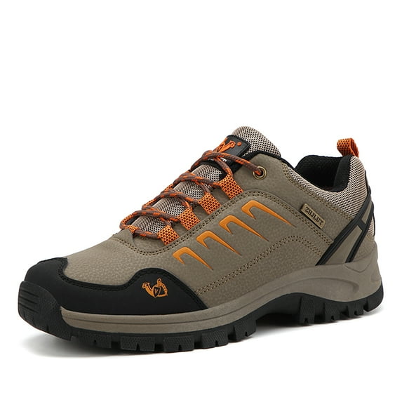 Mens Womens Mountaineering Cotton Shoes Low Top Outdoor Walking Anti-Sli Trekking Sneakers