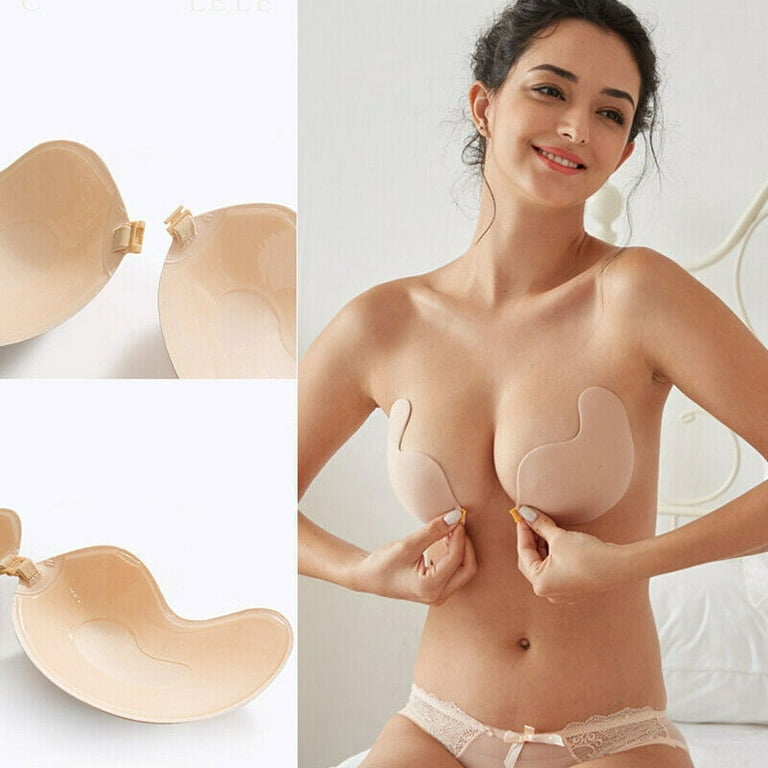 Strapless Adhesive Push Up Bras for Women Backless Invisible