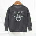 thumbnail image 4 of SUYIDA Boys Girls Cartoon Embroidered Knit Sweater Long Sleeve Casual Outerwear Soft Comfortable Children Autumn Wear - Grey, 4 of 4