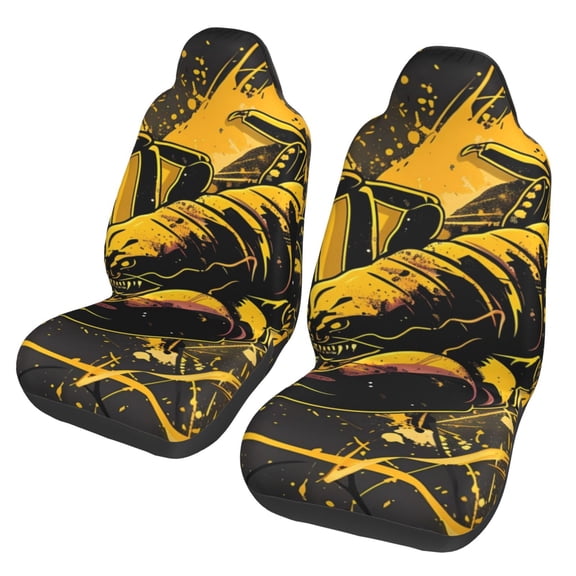 Xecao Urban Graffiti Scorpion Illustration Print Car Seat Cover in That Fits Most Cars, Vans, SUVs, and Trucks.