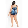 thumbnail image 2 of Avenue Women's Plus Size Sharkbite Print Tankini Top, 2 of 4