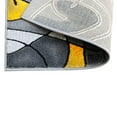 thumbnail image 6 of BizChair Modern Contemporary Area Rug, Yellow Grey Black (2 Feet X 3 Feet), 6 of 7